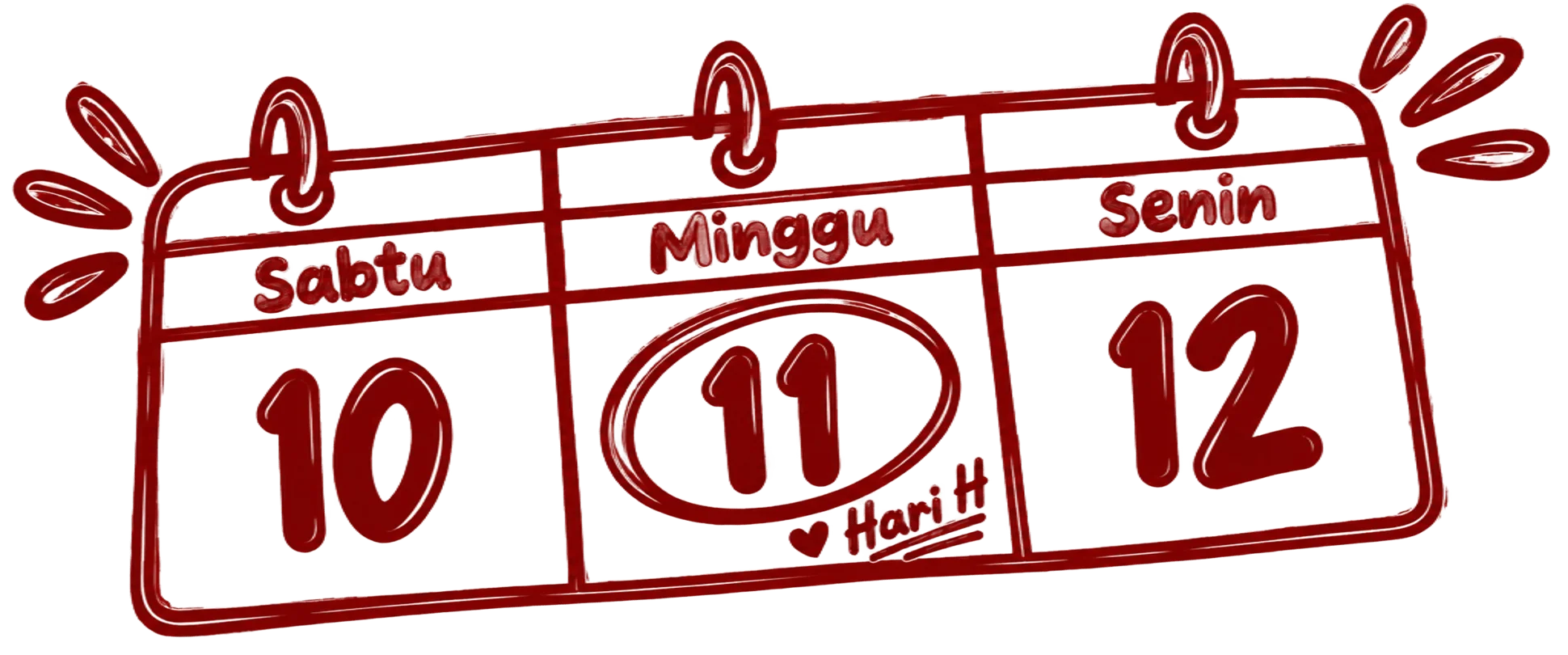 Kalender Tanggal Pernikahan