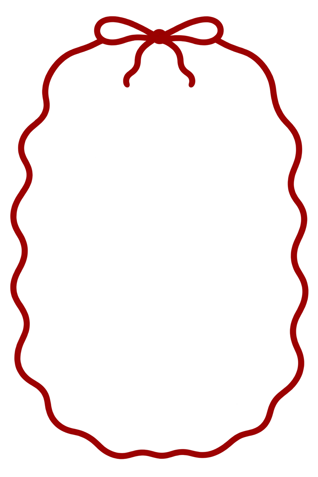 Bingkai Pita Merah